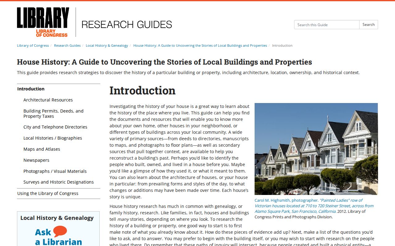 Hempstead previous residents house history research source chain