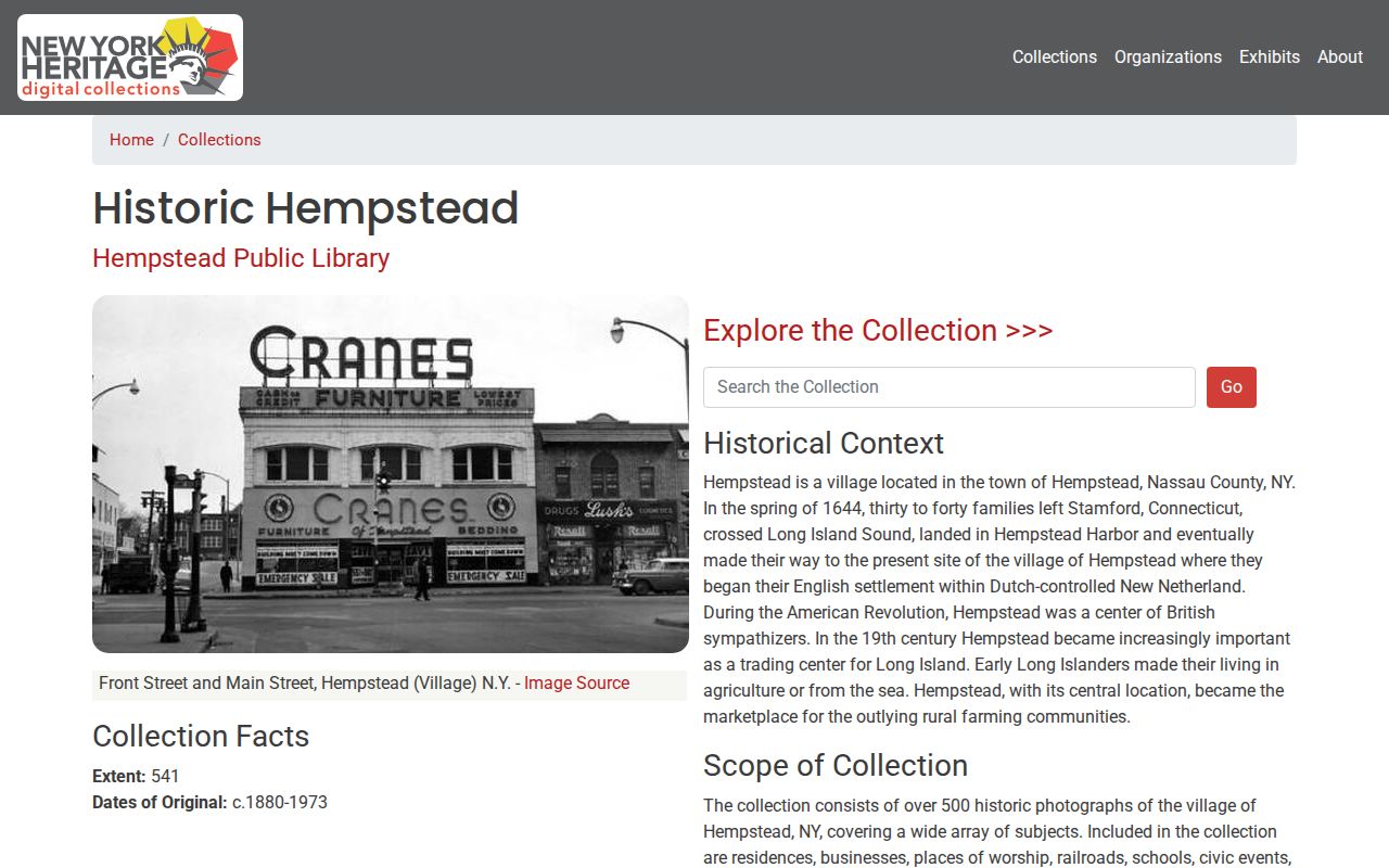 Hempstead city directory research through the Historic Hempstead library collection